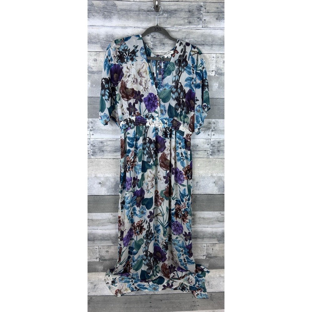 Umgee Large Short Sleeve Maxi Dress